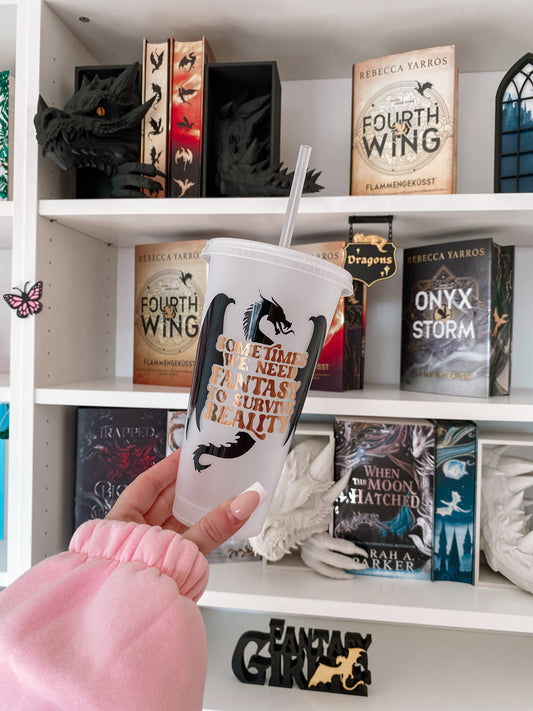 Sometimes We Need Fantasy Trinkbecher