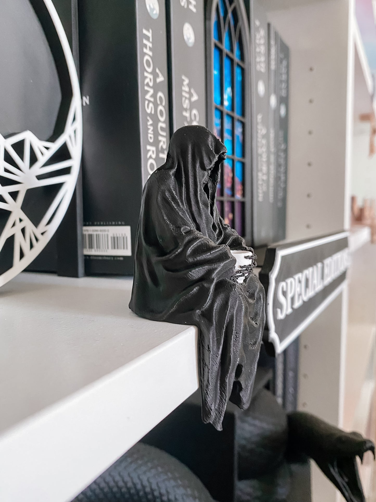 Sensenmann mit Teetasse