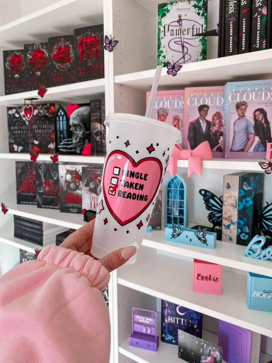 Single, Taken, Reading Trinkbecher