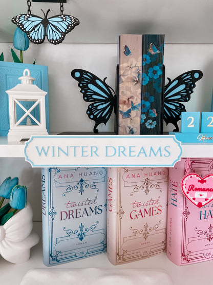 Winter Dreams Regalschild