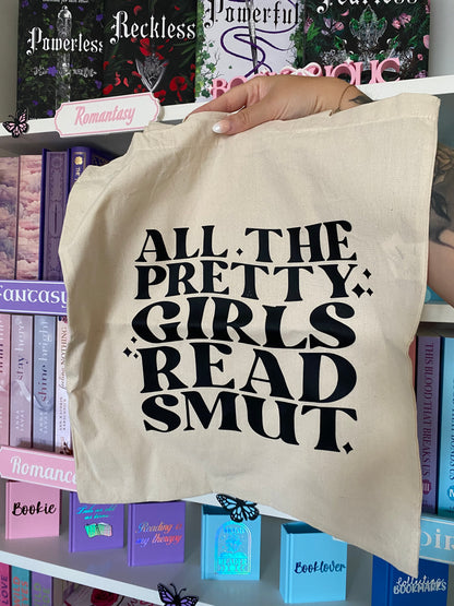 SECOND CHANCE - „All The Pretty Girls Read Smut“ Jutebeutel