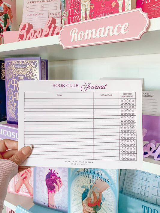BOOK CLUB COLLECTION - Book Club Journal Block A5