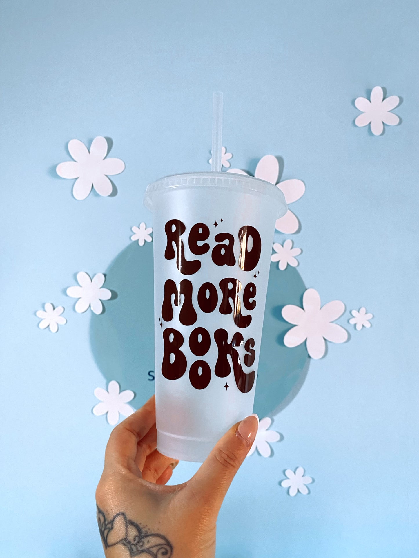 Read More Books Addict Trinkbecher BW