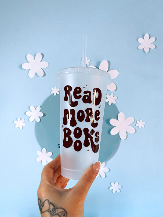 Read More Books Addict Trinkbecher BW