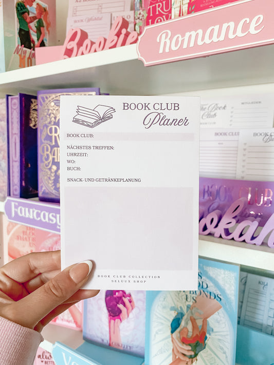 BOOK CLUB COLLECTION - Book Club Planer Block A6