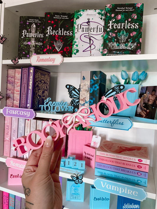 Bookaholic Sternchen Schriftaufsteller