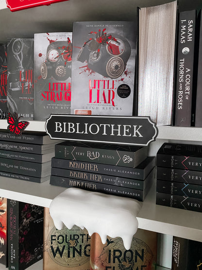 Bibliothek Regalschild BASIC