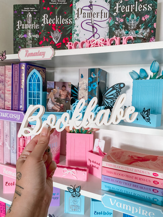 BOOKBABE Schriftaufsteller