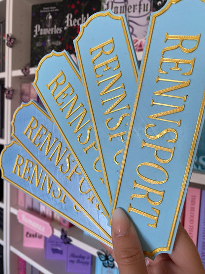 SECOND CHANCE - „Rennsport“ Genre-Regalschild (KEIN Adapter dabei)