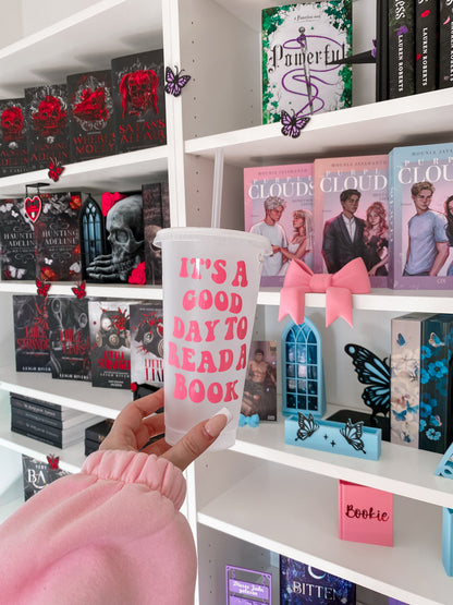 Good Day To Read A Book Trinkbecher