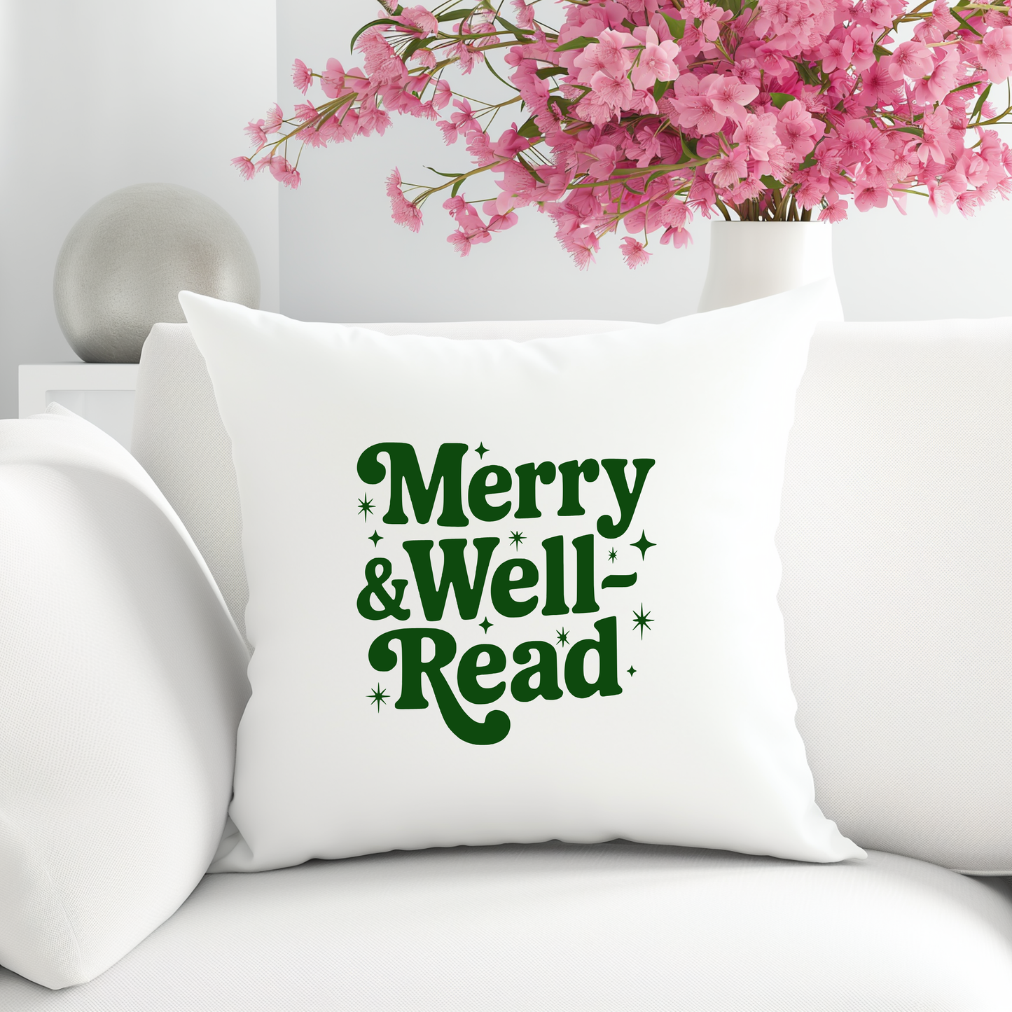 Merry Well-Read Kissenhülle