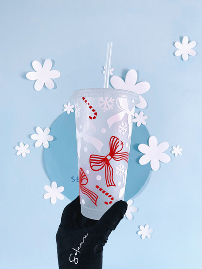 Christmas Bows Trinkbecher