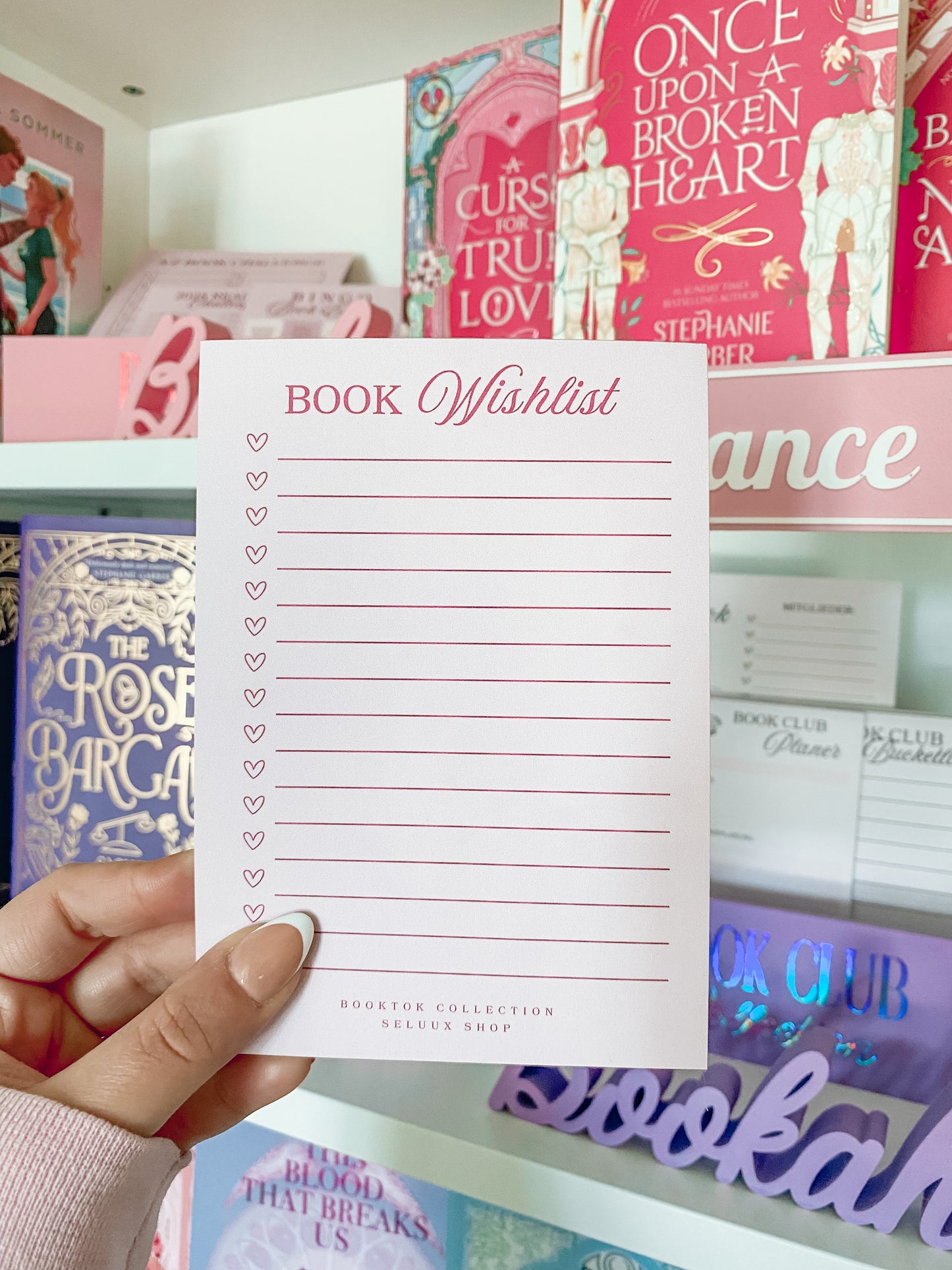 BOOKTOK COLLECTION - Book Wishlist Block A6
