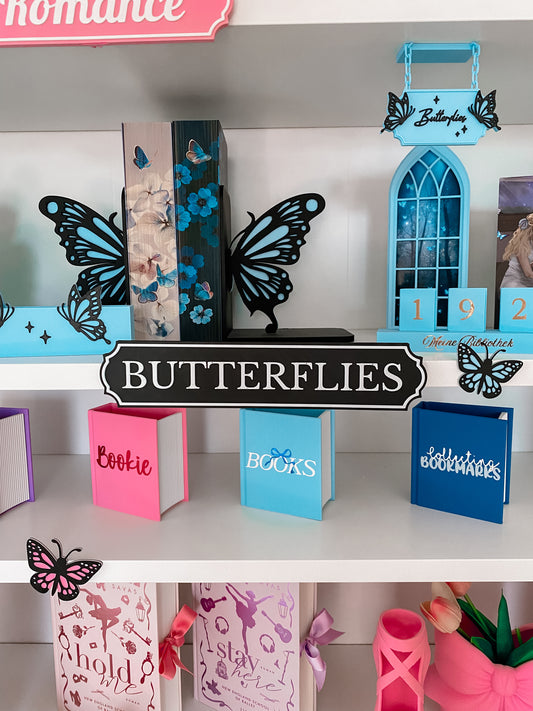 Butterflies Regalschild BASIC