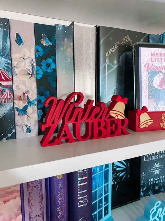 Winter Zauber Schriftaufsteller