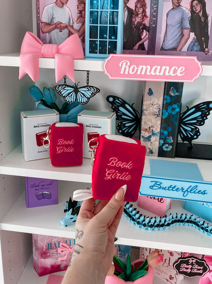 „Book Girlie“ Bag Charm