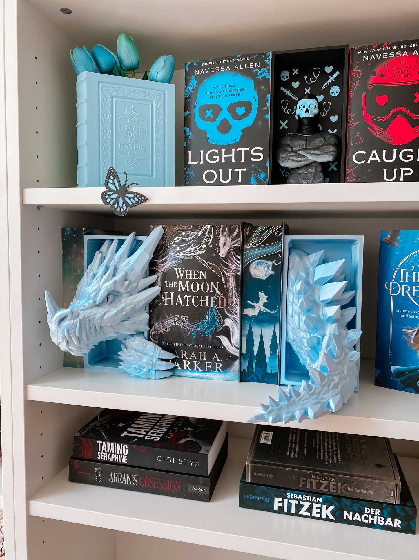 Kristall Drache Book Nook
