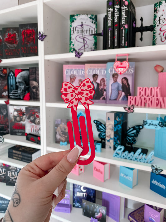 Schleifen Lesezeichen Klammer