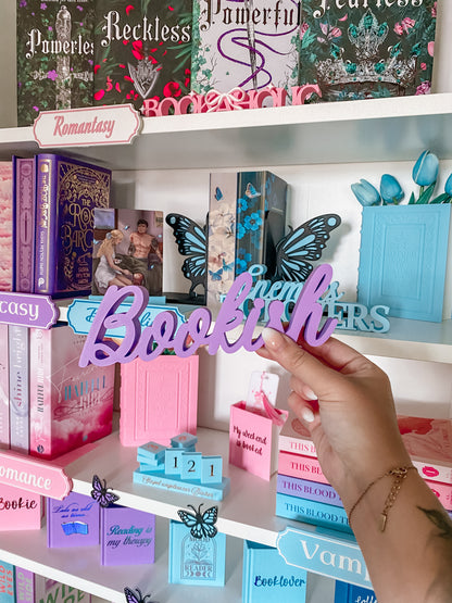 BOOKISH Schriftaufsteller BW