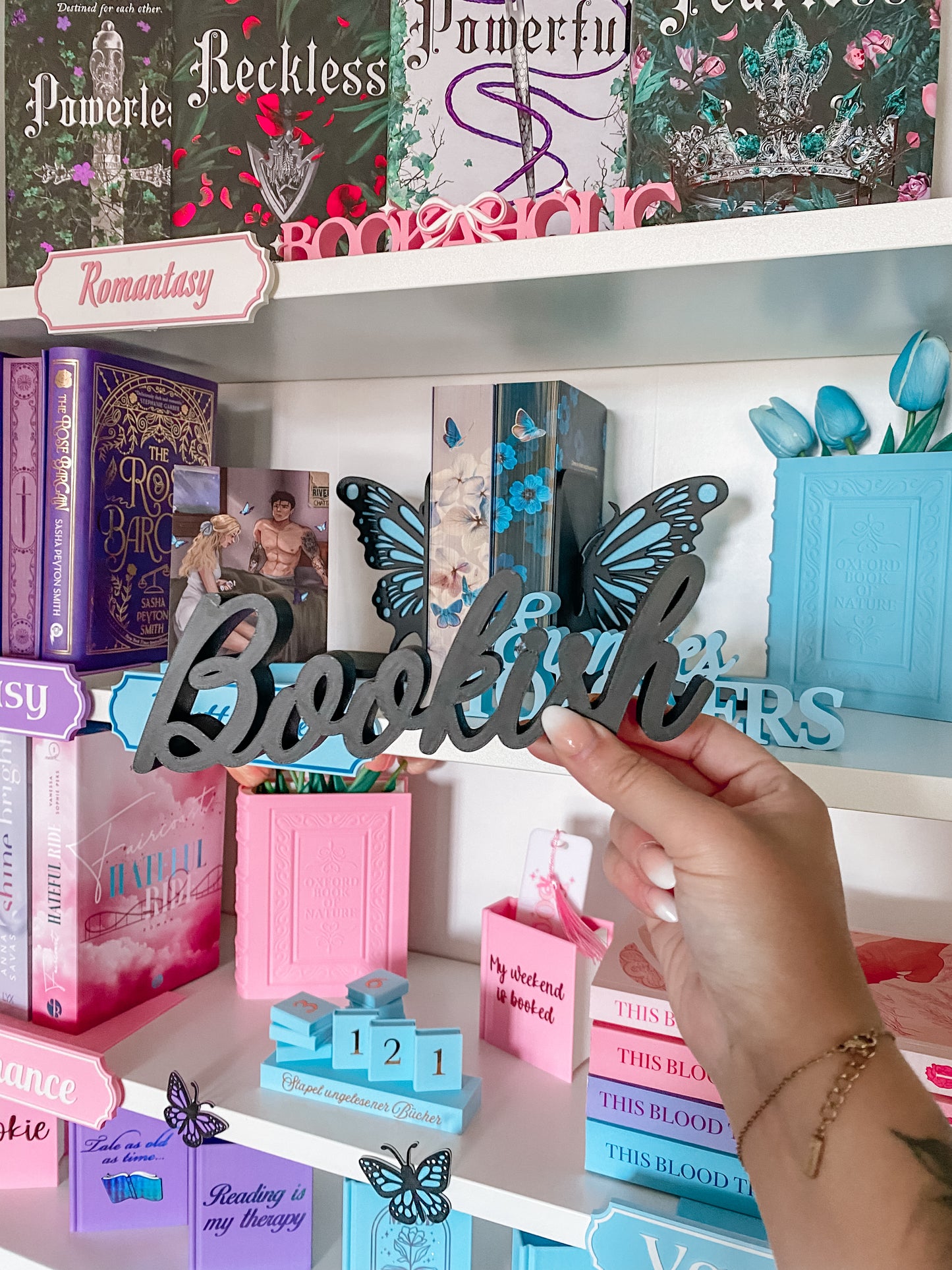 BOOKISH Schriftaufsteller BW