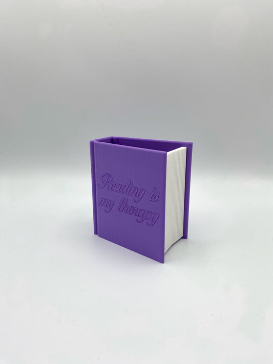 „Reading Is My Therapy“ Lesezeichenhalter
