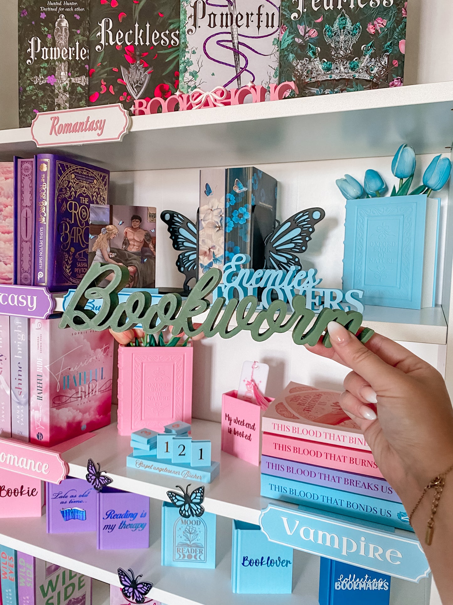 BOOKWORM Schriftaufsteller