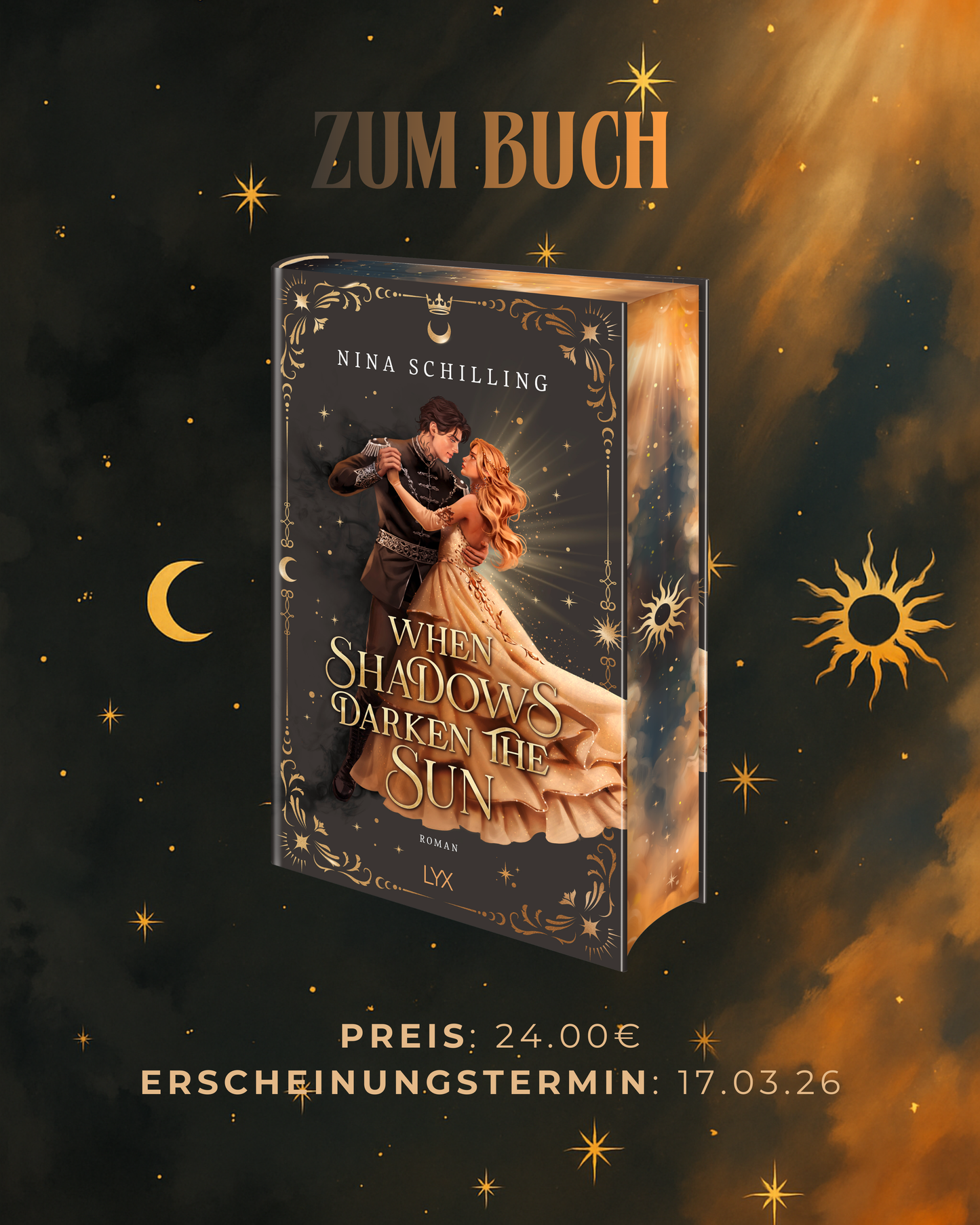 März Buchbox „When Shadows Darken The Sun“ von Nina Schilling