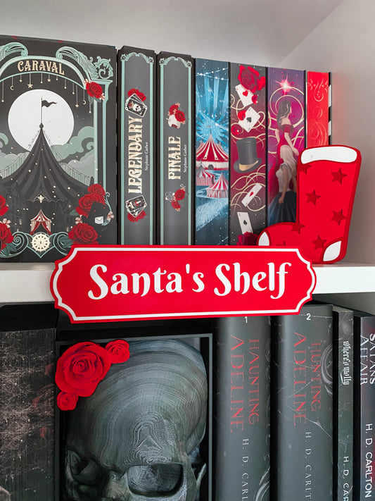 Santa‘s Shelf Regalschild