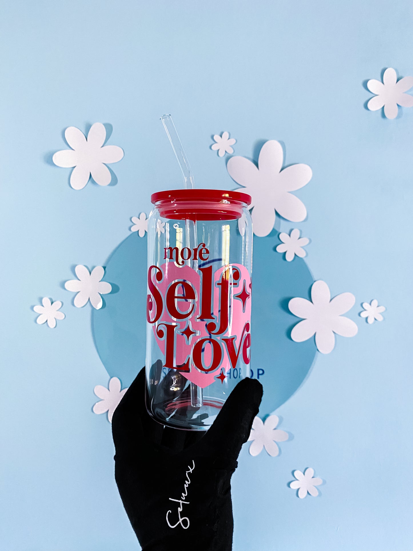 More Self Love Trinkglas