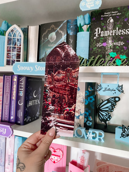 Regalfenster-Motiv “Winter Karussell”