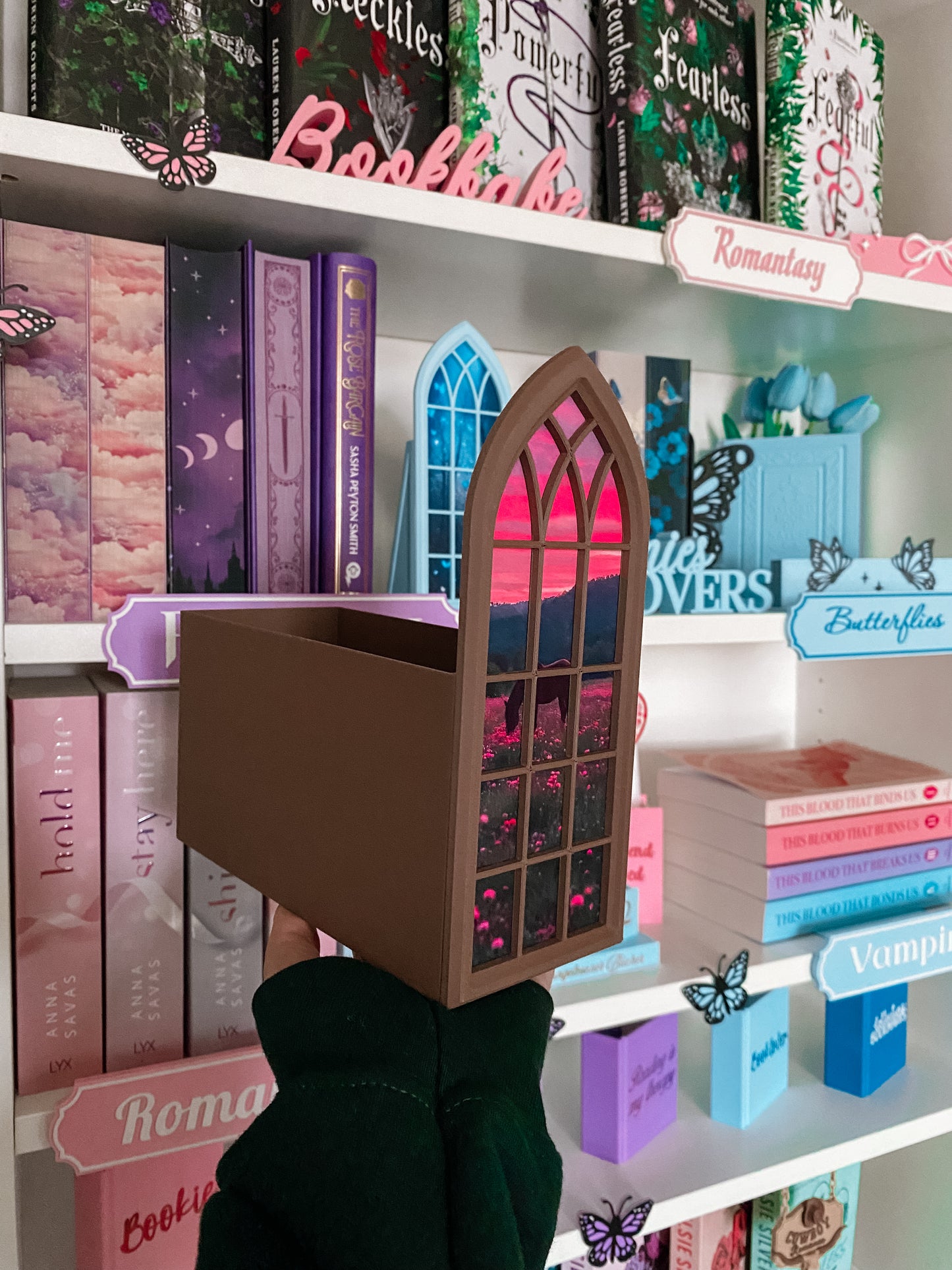 Fensterrahmen mit Aufbewahrung