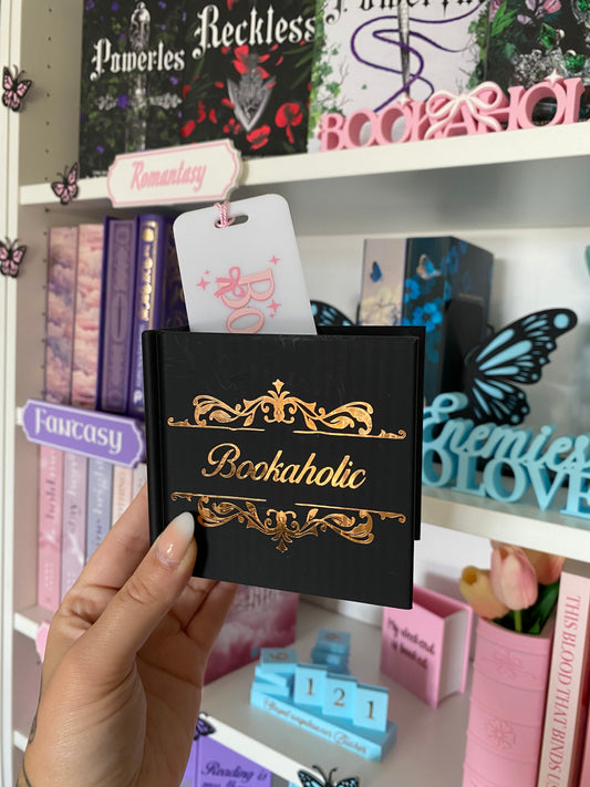 SECOND CHANCE - „Bookaholic“ Lesezeichenhalter