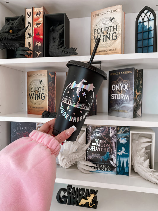 Book Dragon Trinkbecher