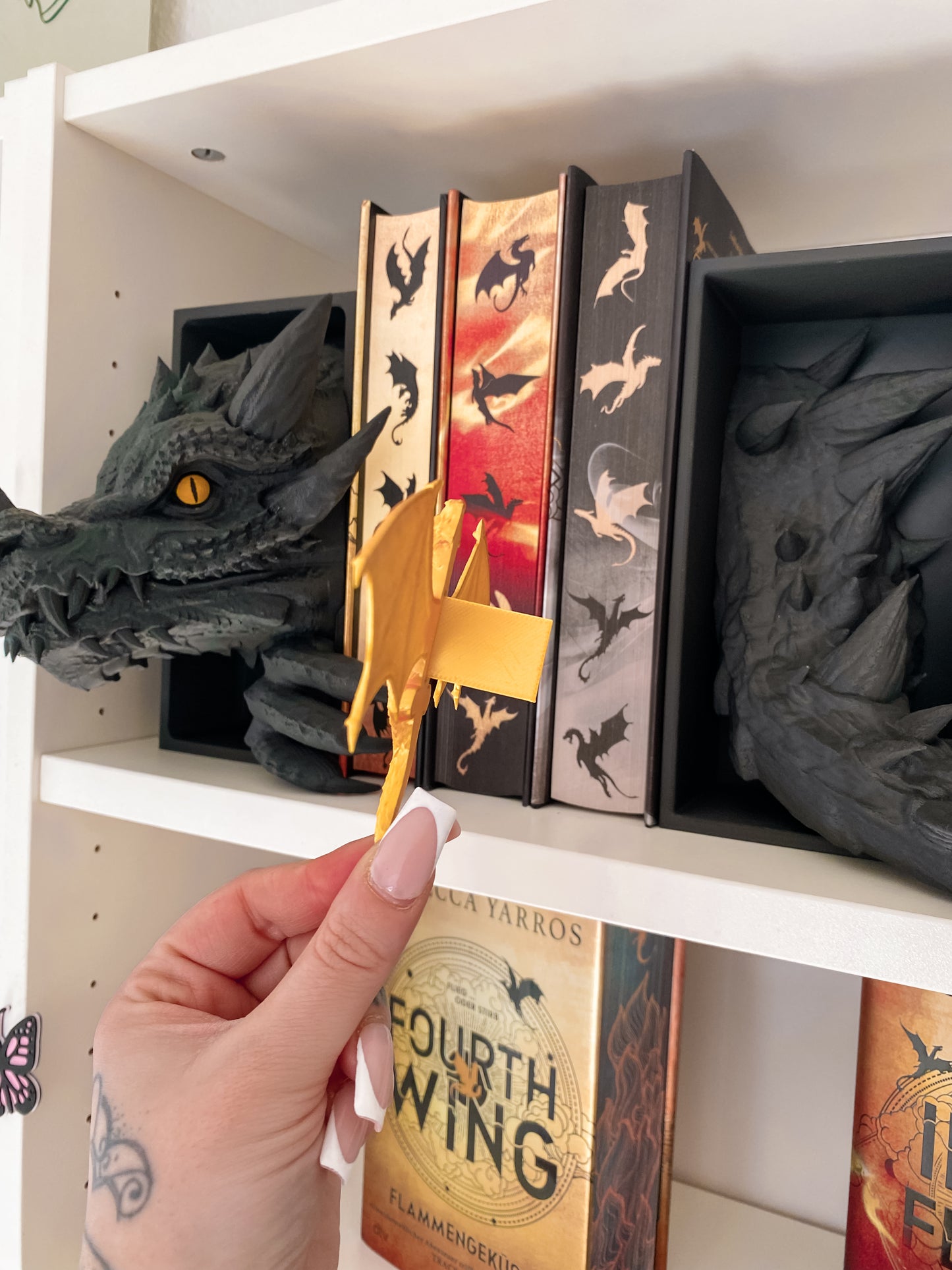 Drachen Buchdeko