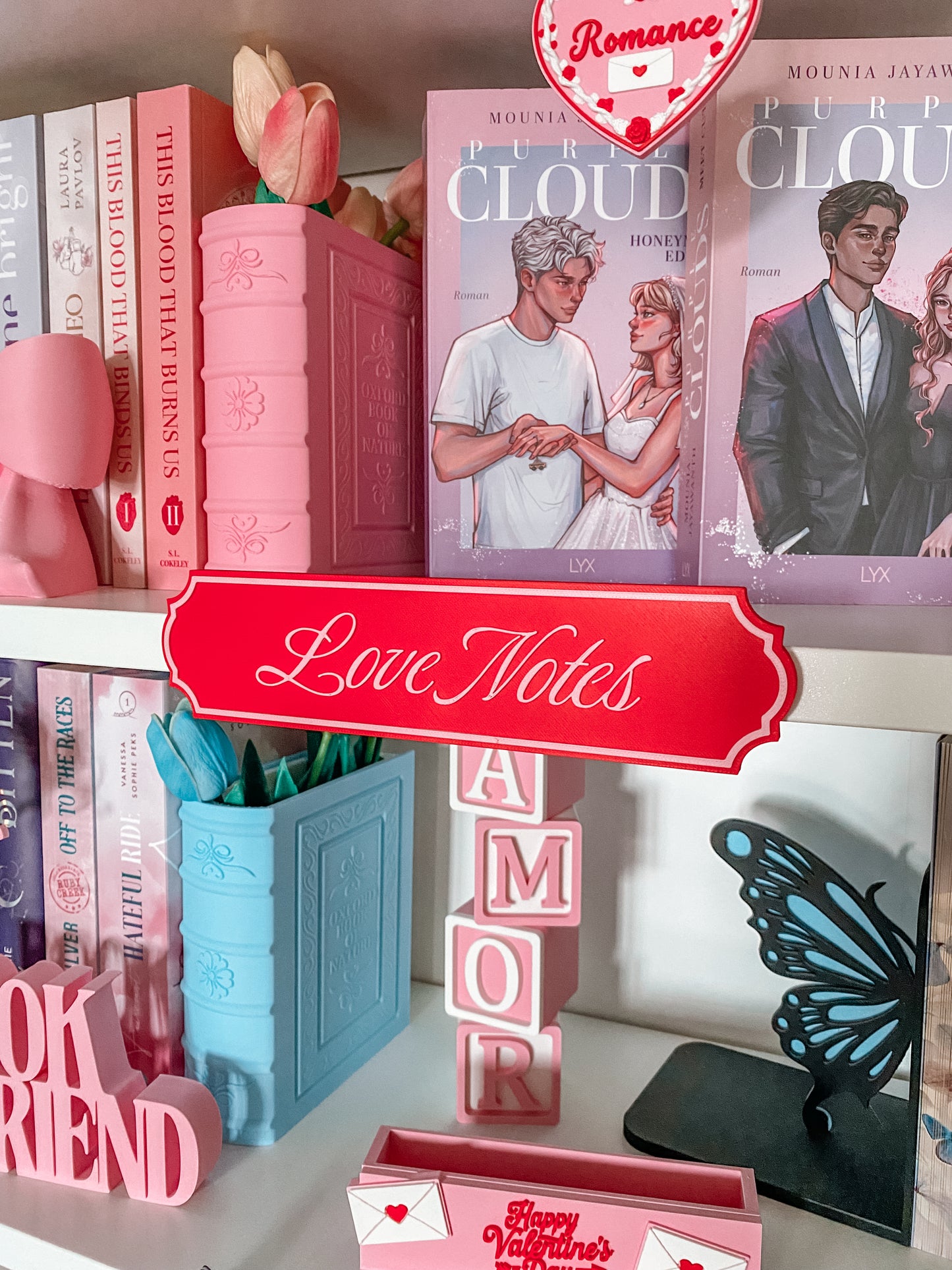 Love Notes Regalschild