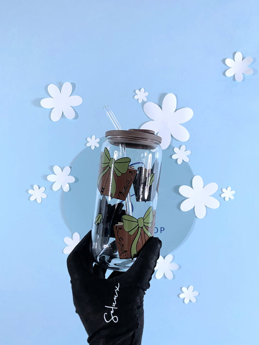 Gingerbread Books Trinkglas