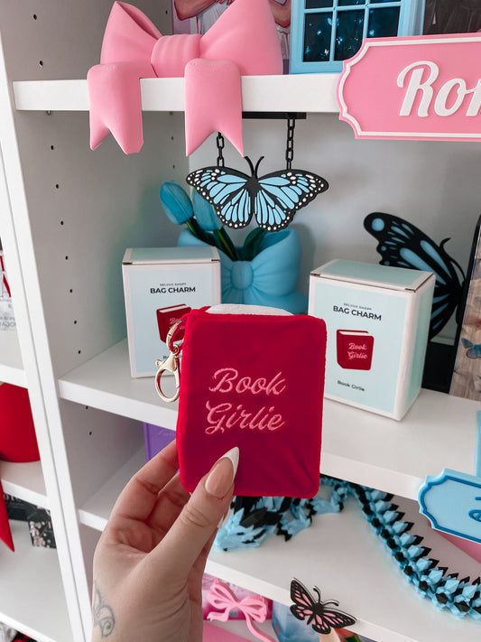 „Book Girlie“ Bag Charm