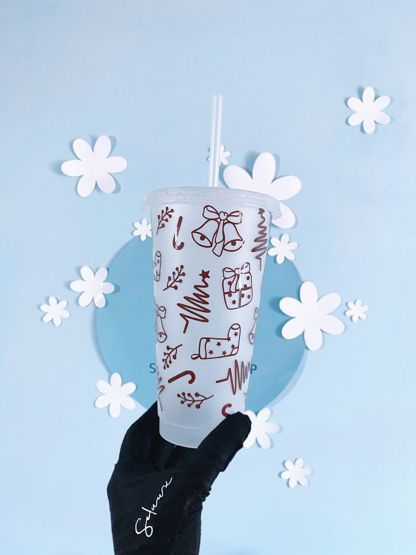 Christmas Symbols Trinkbecher