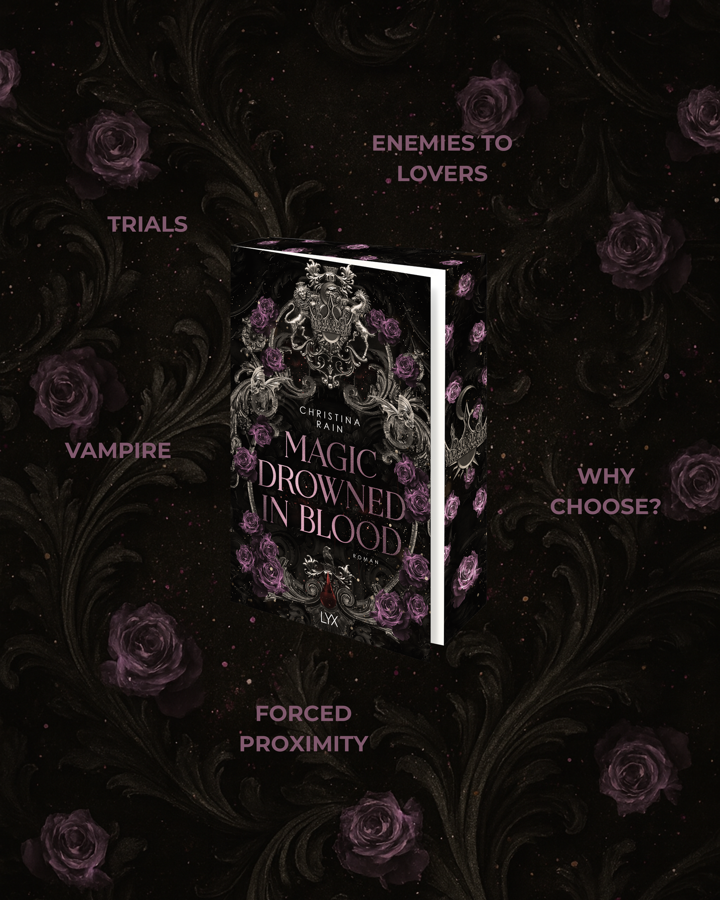 Februar Buchbox „Magic Drowned in Blood“ von Christina Rain