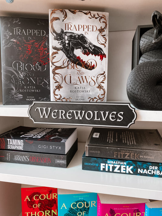 Werewolves Regalschild