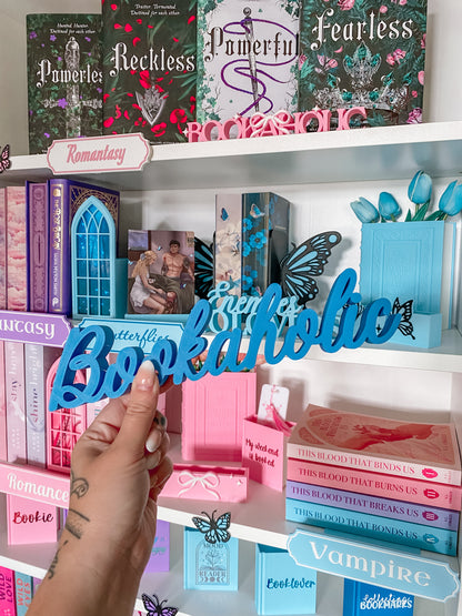 BOOKAHOLIC Schriftaufsteller