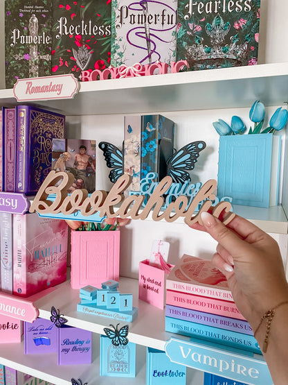 BOOKAHOLIC Schriftaufsteller