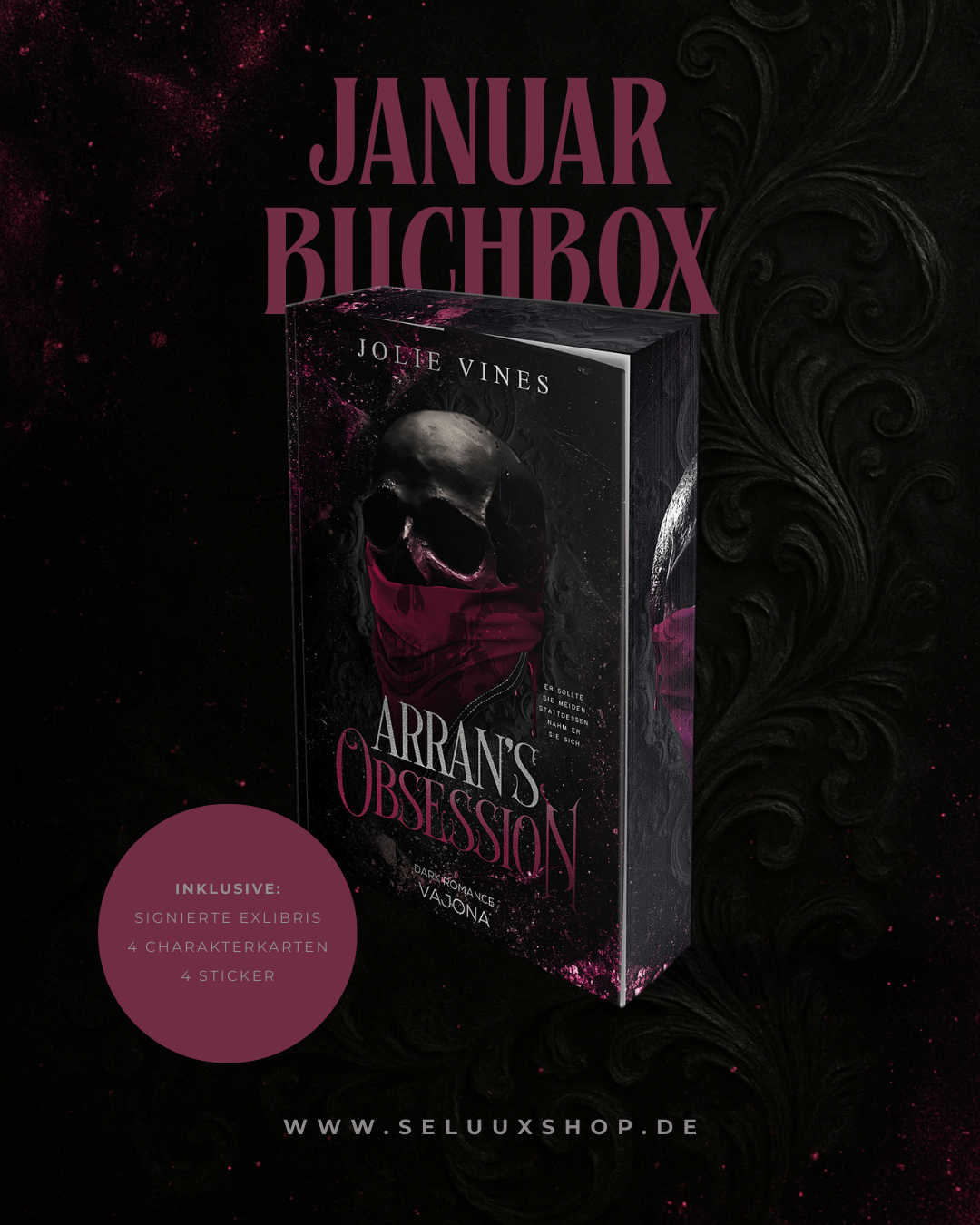 Januar Buchbox „Arran‘s Obsession“ von Jolie Vines