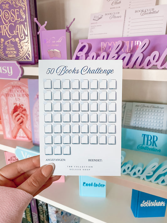TBR COLLECTION - 50 Books Challenge Karte A6