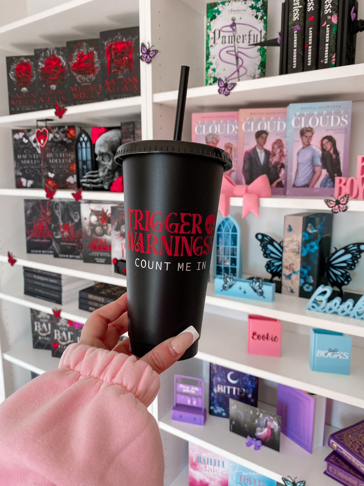 Trigger Warnings Trinkbecher