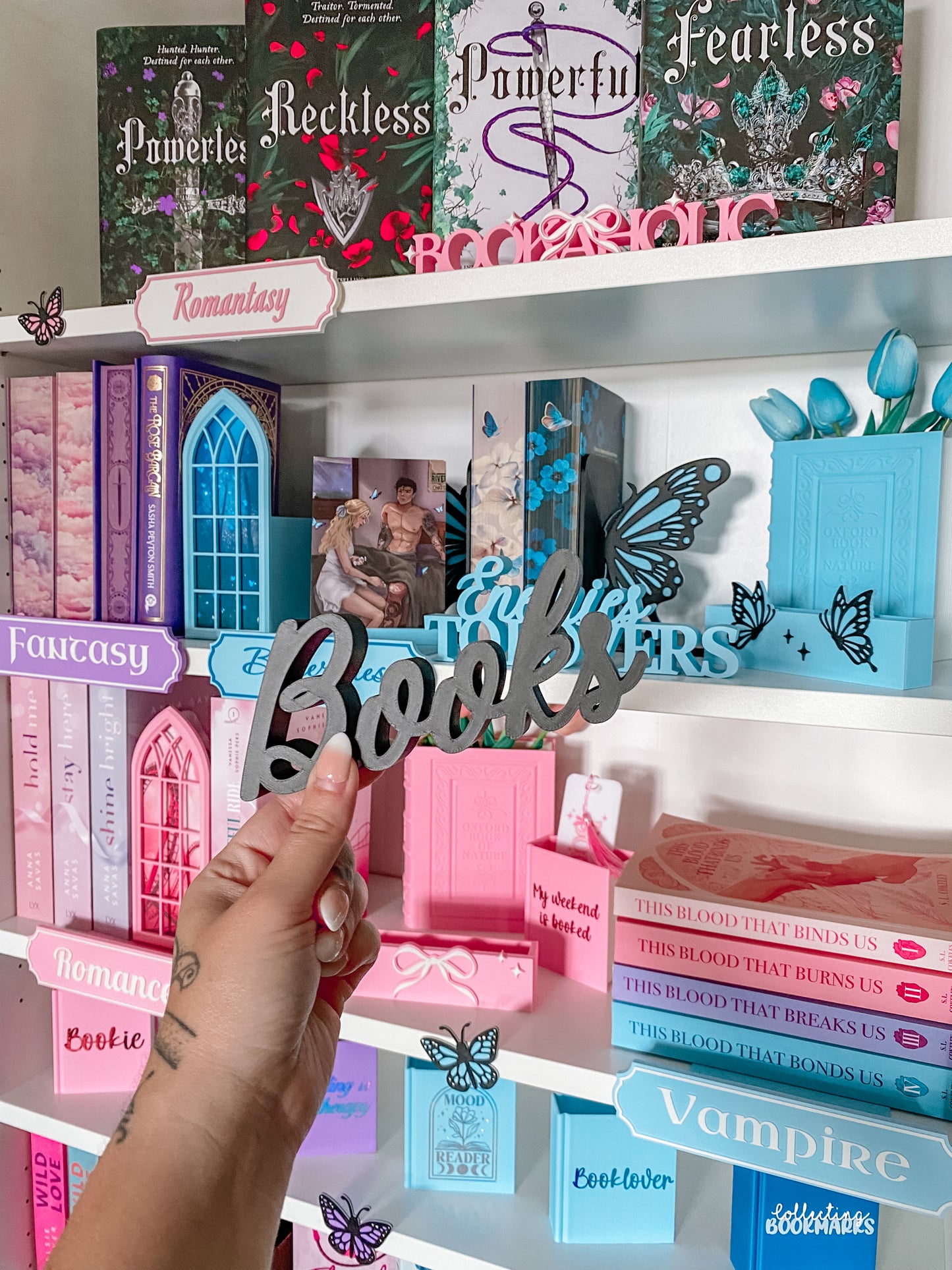 BOOKS Schriftaufsteller