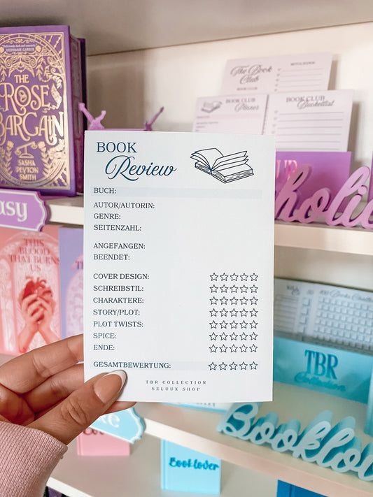 TBR COLLECTION - Book Review Block A6