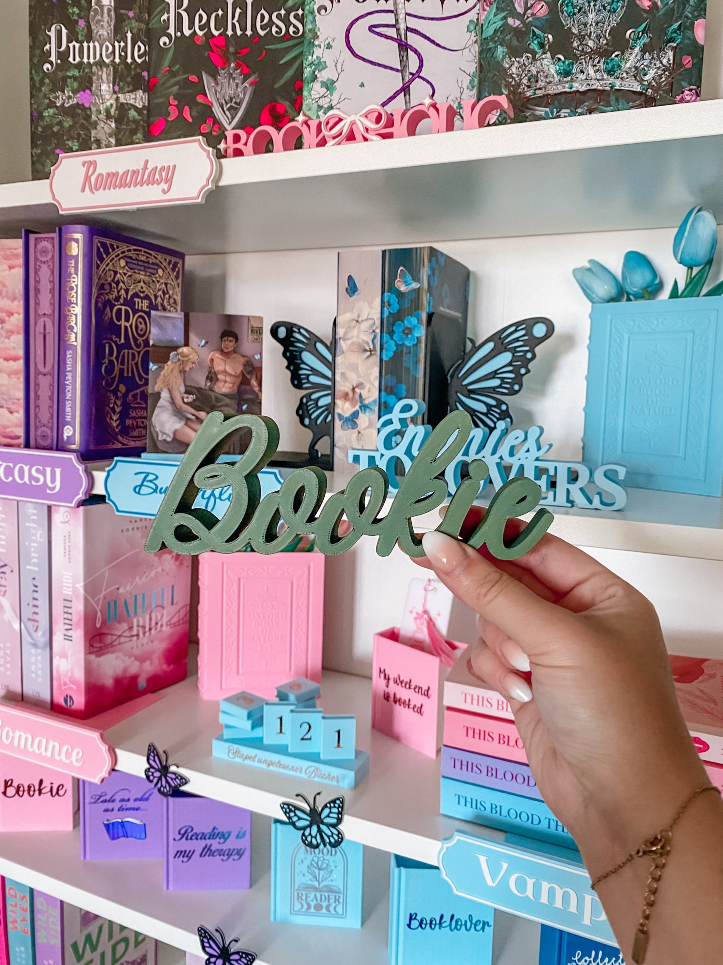 BOOKIE Schriftaufsteller