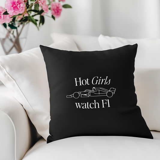 Hot Girls Watch F1 - Black Edition Kissenhülle