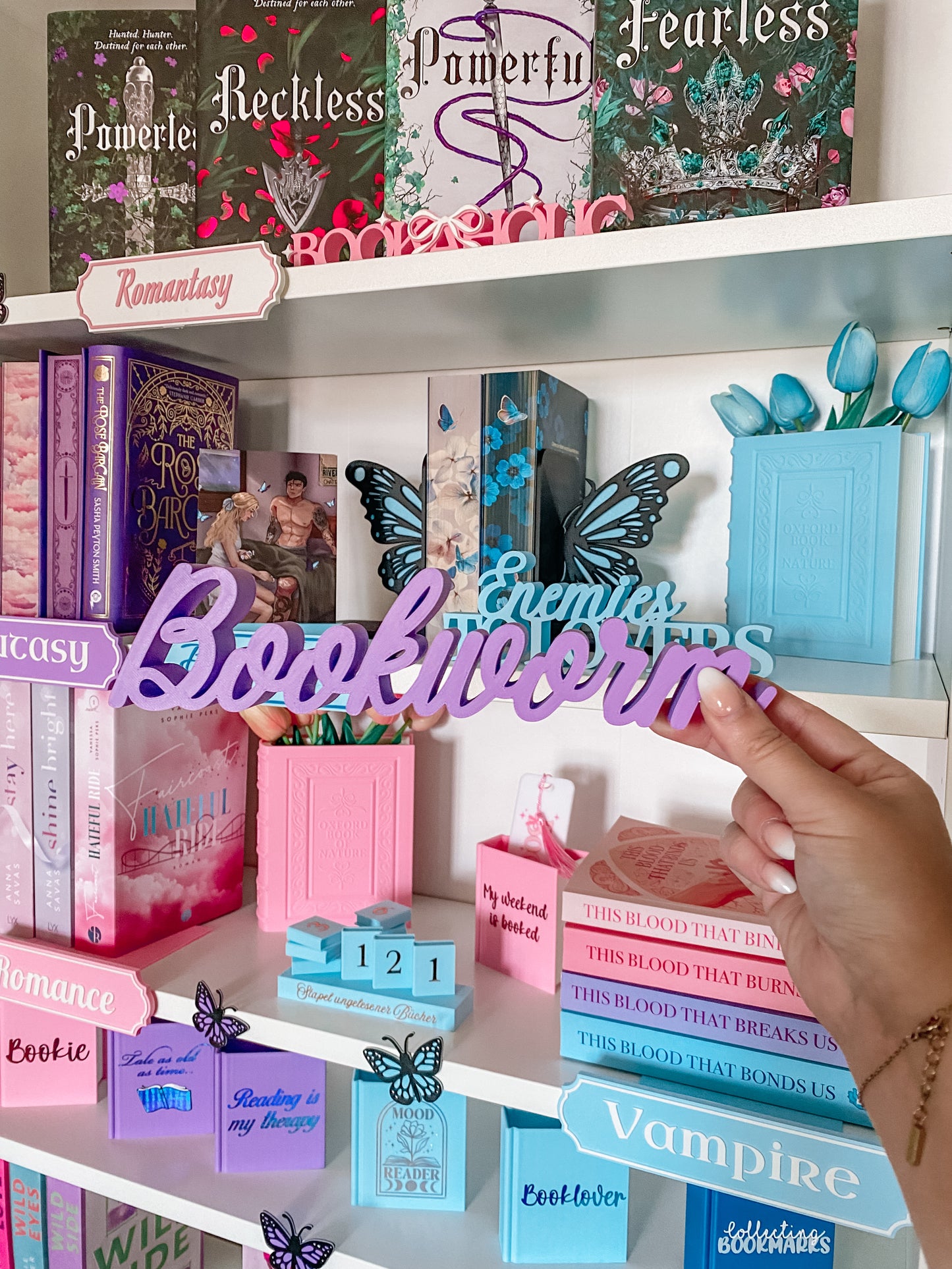 BOOKWORM Schriftaufsteller